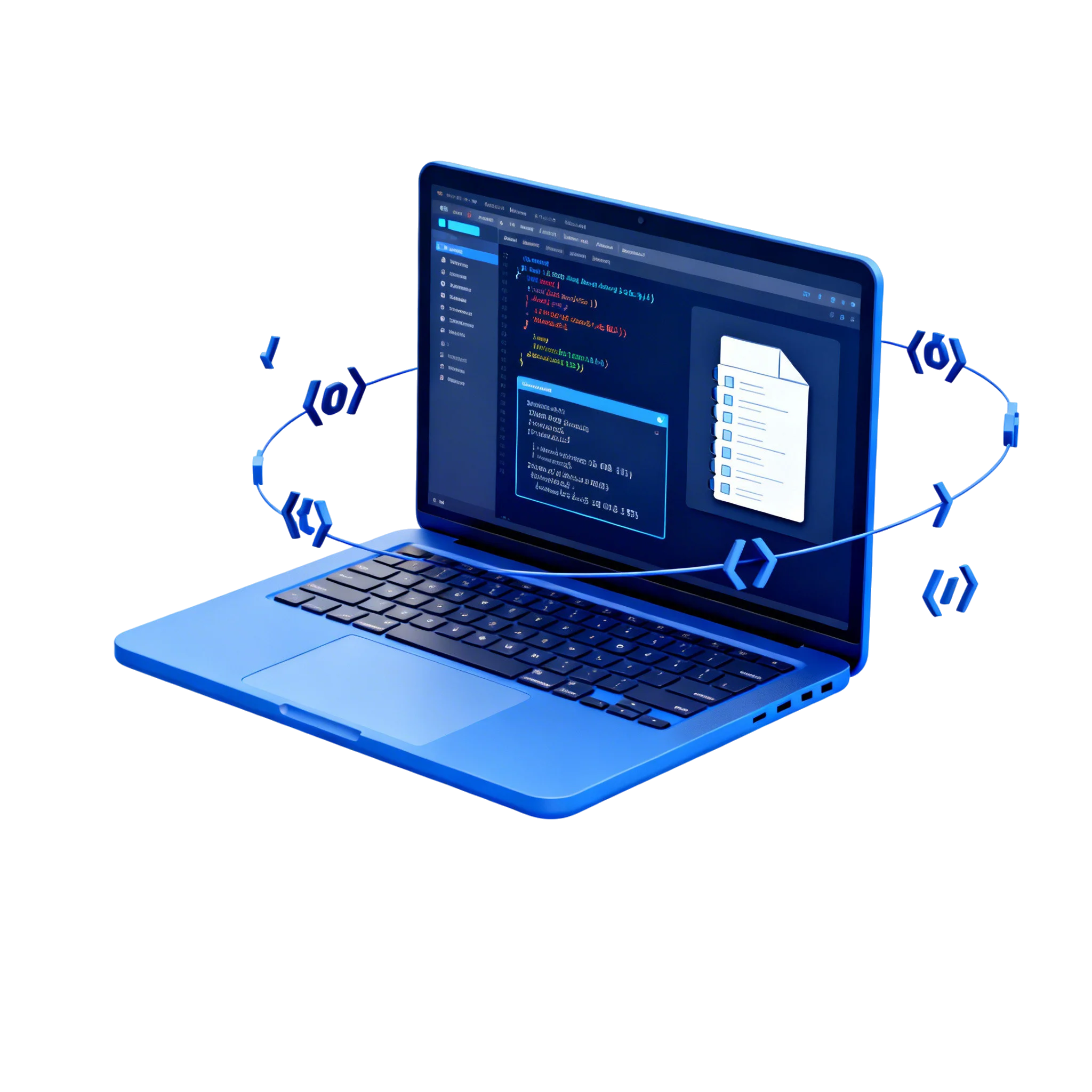 3D illustration representing development services by SKIVENTURES